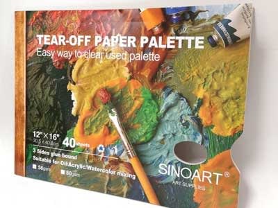 ENGLISH - Fine-Arts :: Tear Off Pallet and Oil Paper 